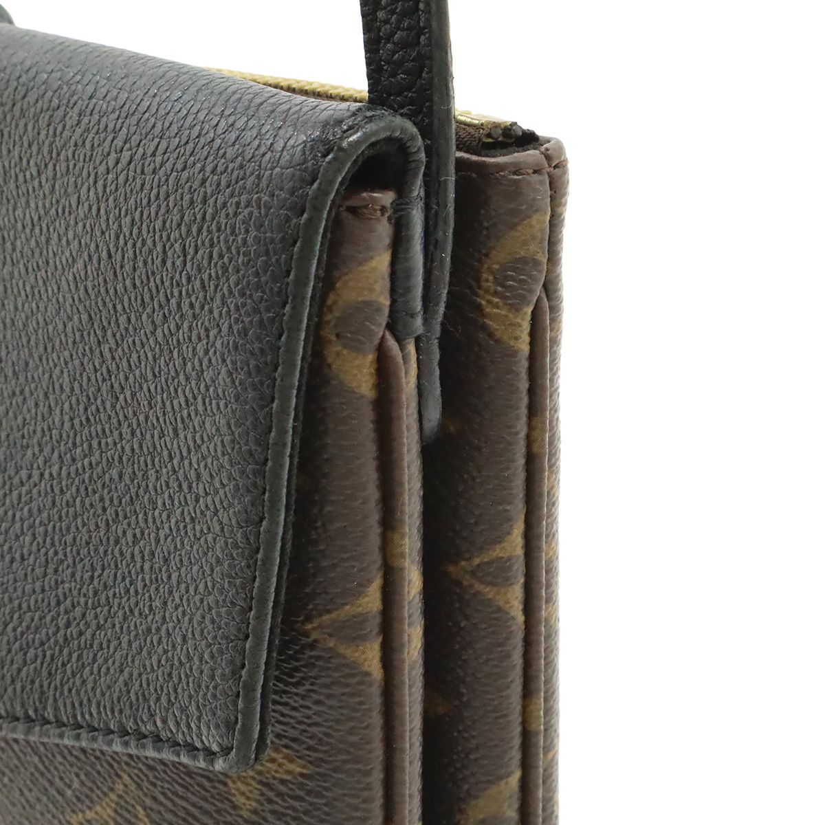 Louis Vuitton Monogram Twice Shoulder Bag Pochette Crossbody Noir Black — view 4