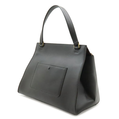 Celine Edge Large Shoulder Bag Leather Black Gold — view 2