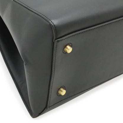 Celine Edge Large Shoulder Bag Leather Black Gold — view 3