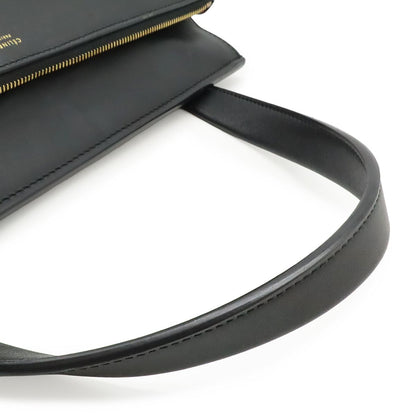 Celine Edge Large Shoulder Bag Leather Black Gold — view 4