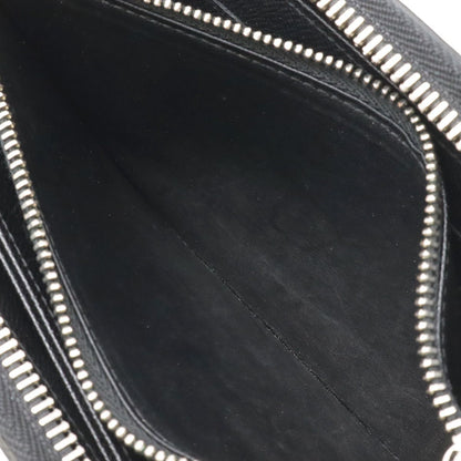 Louis Vuitton Epi Electric Zippy Wallet Zip Around Leather Noir Black — view 6