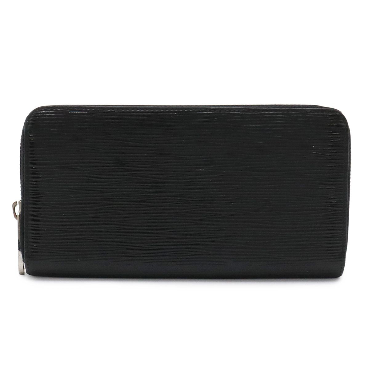 Louis Vuitton Epi Electric Zippy Wallet Zip Around Leather Noir Black