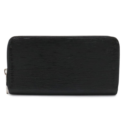 Louis Vuitton Epi Electric Zippy Wallet Zip Around Leather Noir Black