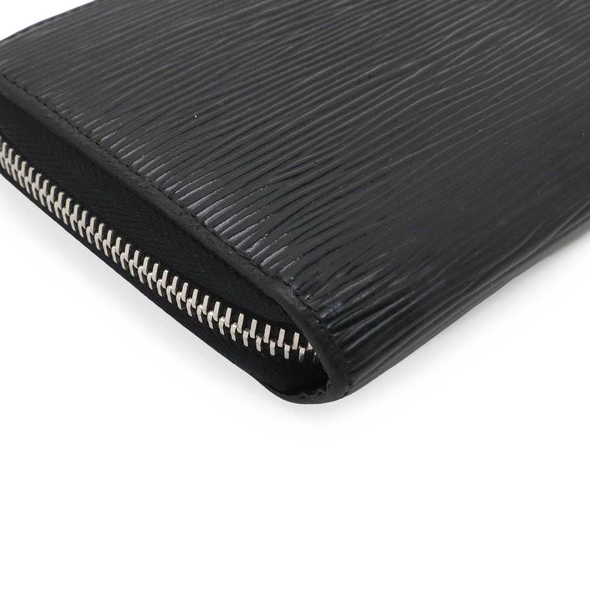 Louis Vuitton Epi Electric Zippy Wallet Zip Around Leather Noir Black — view 3