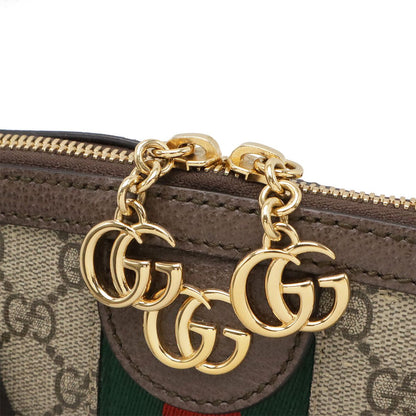 Gucci Ophidia GG Supreme Top Handle 2-Way Shoulder Bag Leather Beige Mocha Brown — view 4