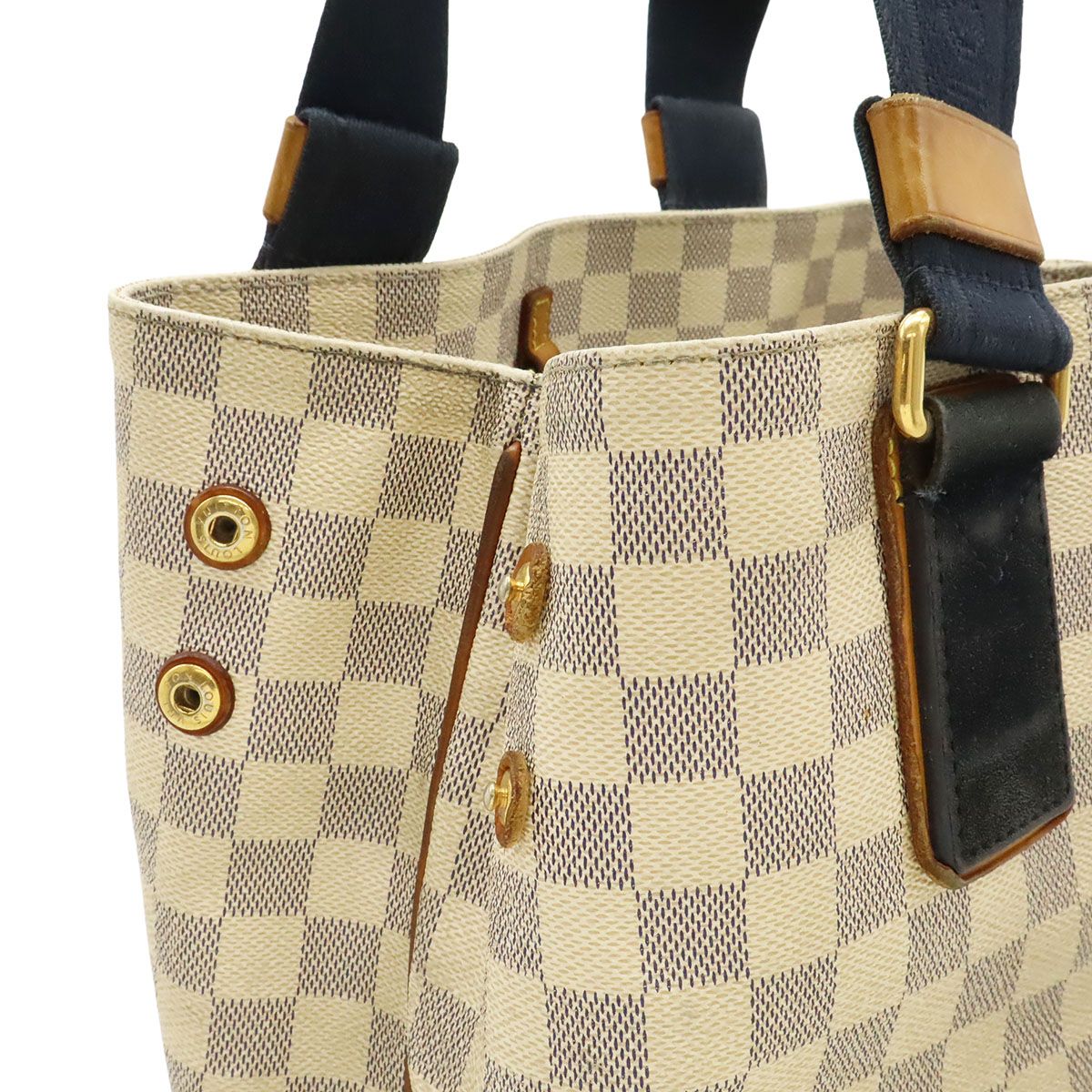 Louis Vuitton Damier Azur Plan Soleil Cabas PM Tote Shoulder Bag — view 4
