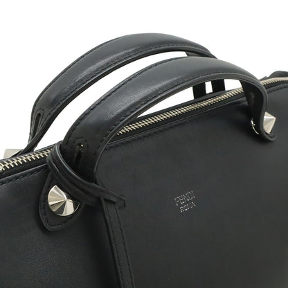 Fendi By The Way 2-Way Shoulder Bag Leather Black Silver — view 6