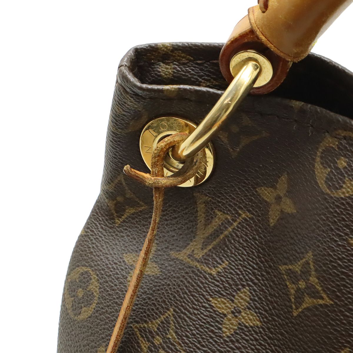 Louis Vuitton Monogram Artsy MM Tote Shoulder Bag — view 8