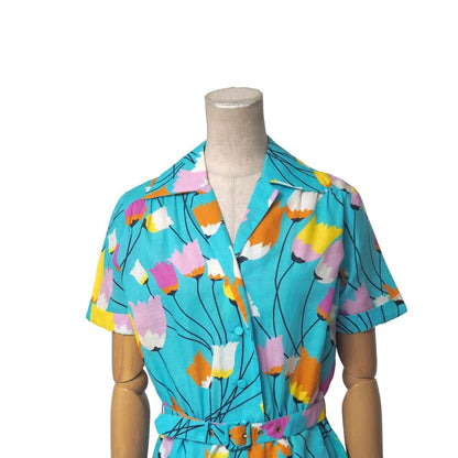 Gucci Dress 36 All Linen Flower Print — view 2