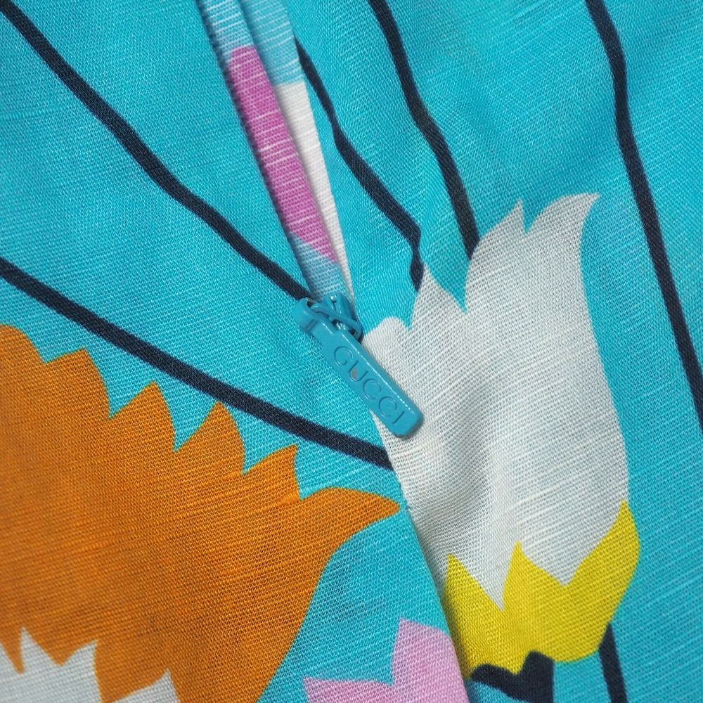 Gucci Dress 36 All Linen Flower Print — view 5