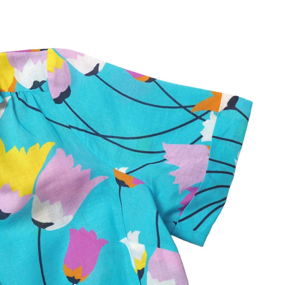 Gucci Dress 36 All Linen Flower Print — view 7
