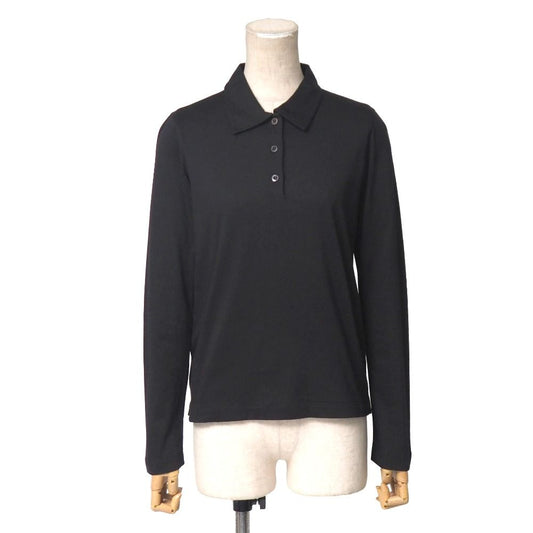 Prada Polo Shirt M Long Sleeve Half Button Cotton