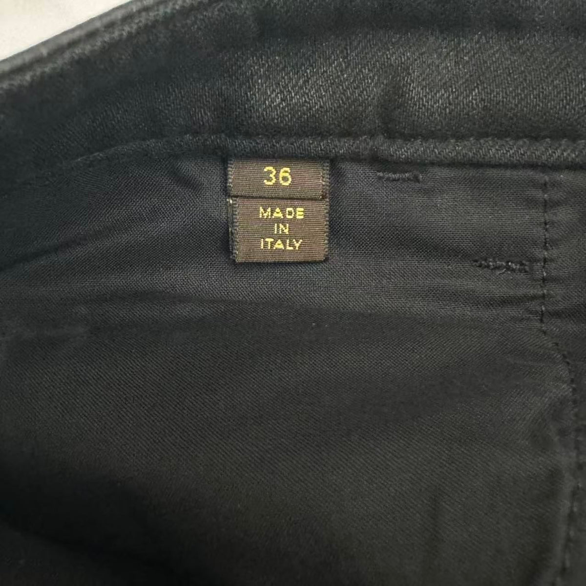 Louis Vuitton Monogram Denim Pants Black — view 3