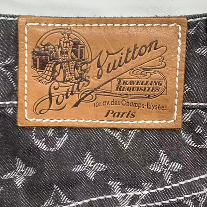 Louis Vuitton Monogram Denim Pants Gray 38 — view 5