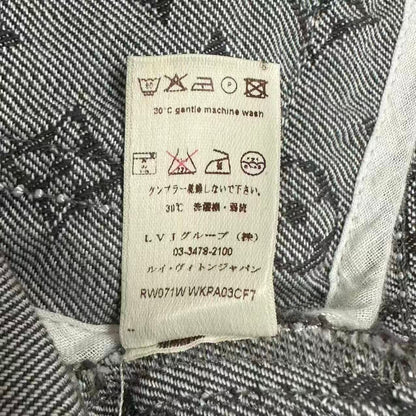 Louis Vuitton Monogram Denim Pants Gray 38 — view 7