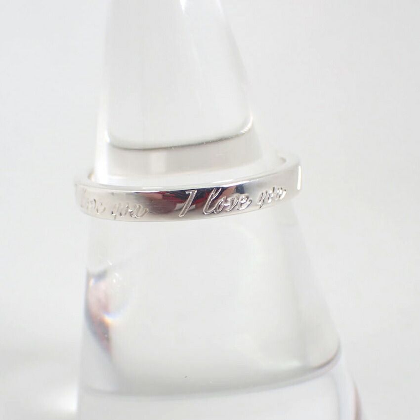 Tiffany & Co 925 Notes I Love You Ring — view 2