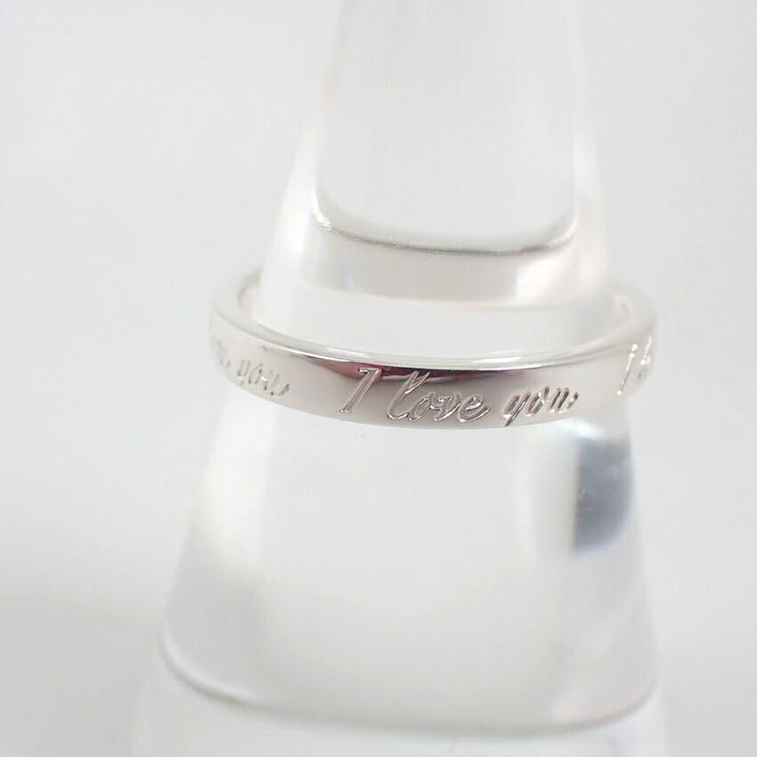 Tiffany & Co 925 Notes I Love You Ring — view 3