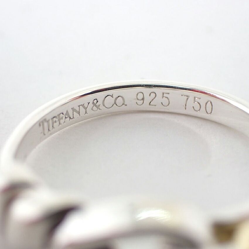 Tiffany & Co 925 750 Love Knot Ring — view 5
