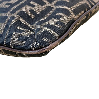 Fendi Zucca Shoulder Bag Canvas Leather — view 6