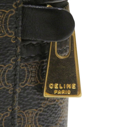 Celine Macadam Pattern Vanity Bag Leather — view 6