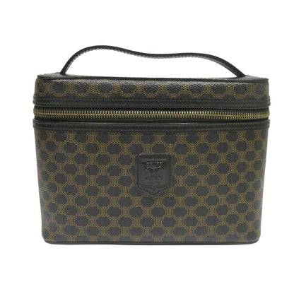 Celine Macadam Pattern Vanity Bag Leather