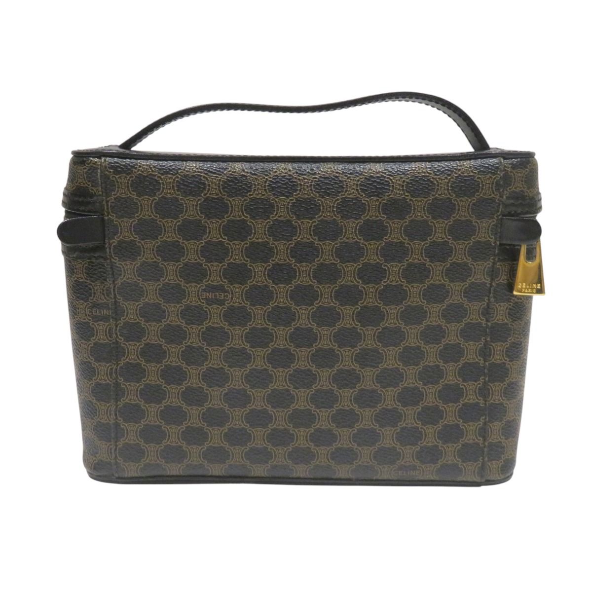 Celine Macadam Pattern Vanity Bag Leather — view 2