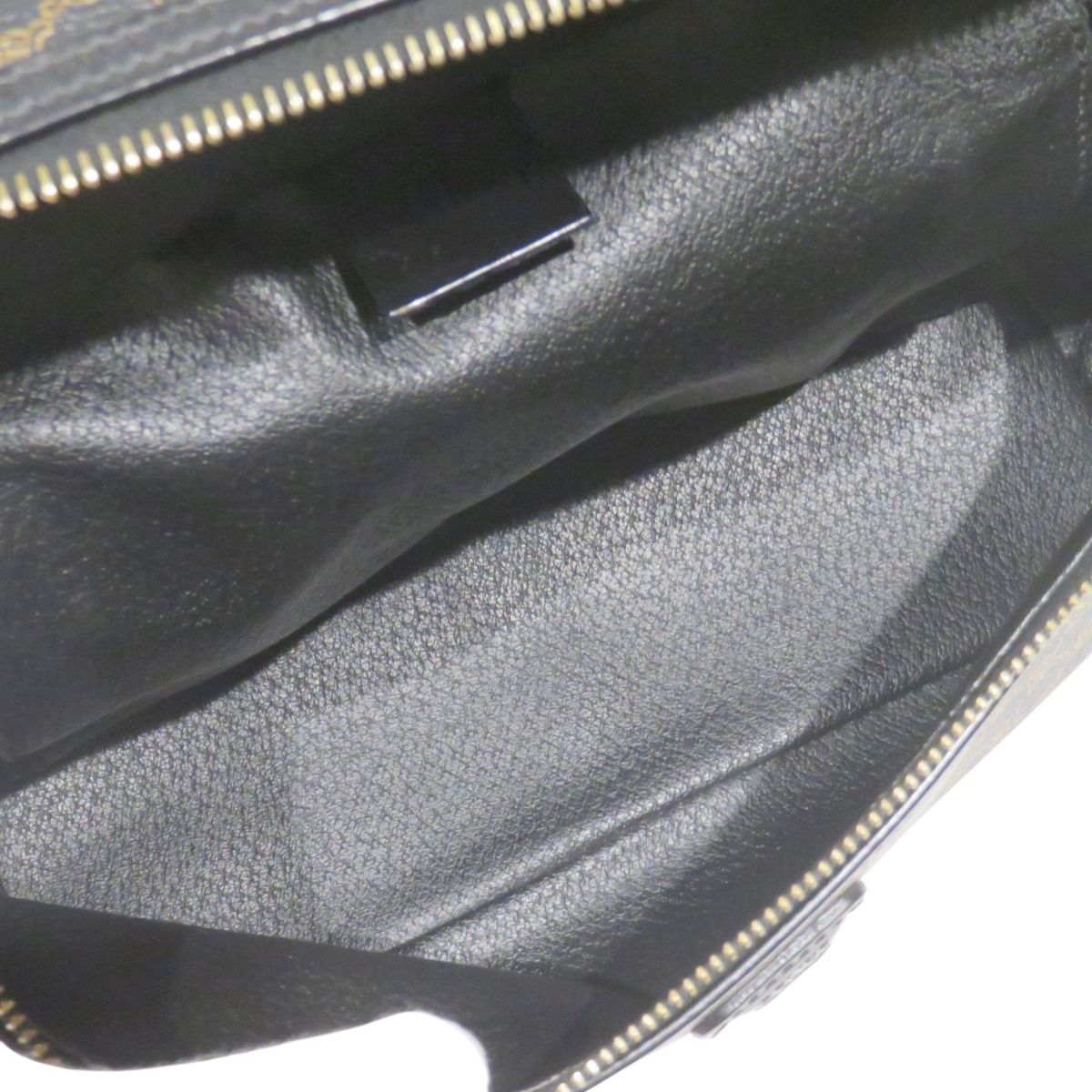 Celine Macadam Pattern Vanity Bag Leather — view 5