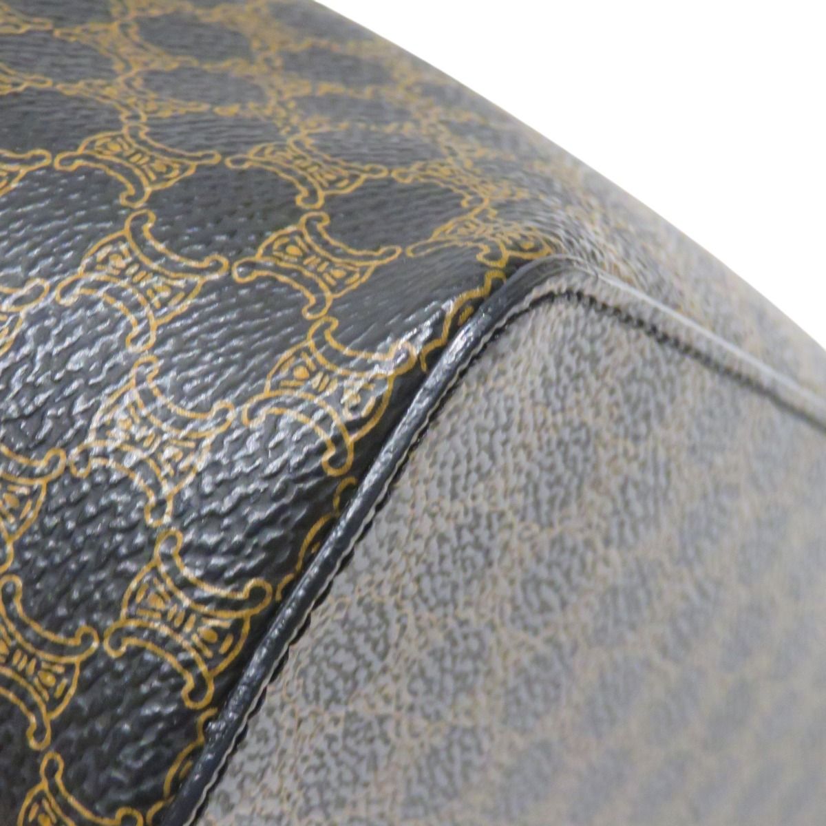 Celine Macadam Pattern Vanity Bag Leather — view 7