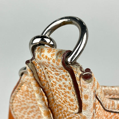 Hermes Evelyne 1 PM Logo Shoulder Bag Dalmatian Buffalo Kippa — view 6