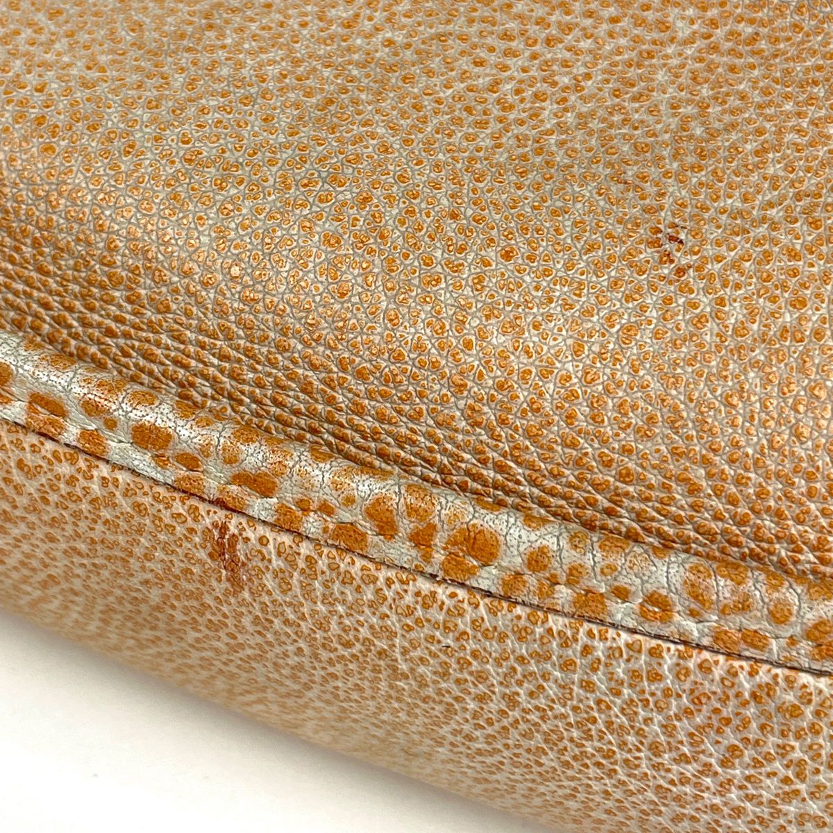 Hermes Evelyne 1 PM Logo Shoulder Bag Dalmatian Buffalo Kippa — view 4