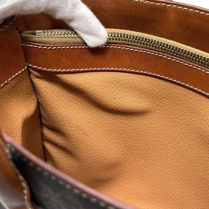 Celine Tote Brown Macadam Handbag Leather MC 97 — view 4
