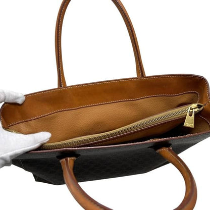 Celine Tote Brown Macadam Handbag Leather MC 97 — view 6