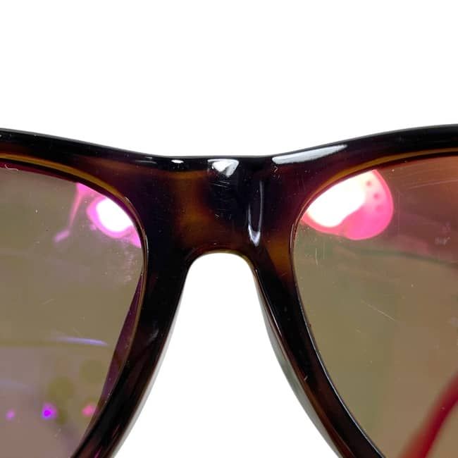 Gucci Sunglasses Mirror Orange Sherry Interlocking G Lens Acetate Eyewear — view 6