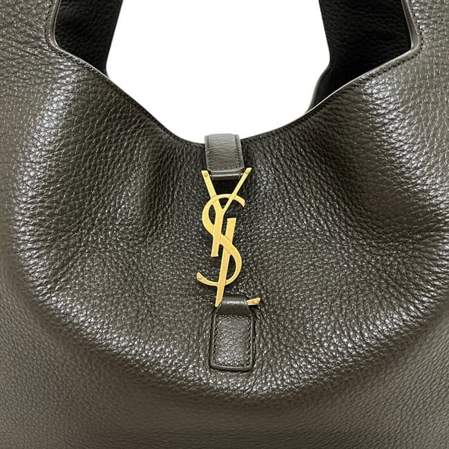 Saint Laurent Tote Bag Suncassette le 5 7 Bea Khaki Green YSL Leather Paris — view 7