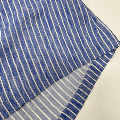 Max Mara Studio Blue Silk Striped Shirt Dress 38 — view 8