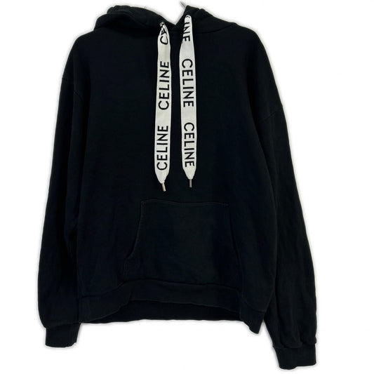 Celine Black Cotton Fleece Loose