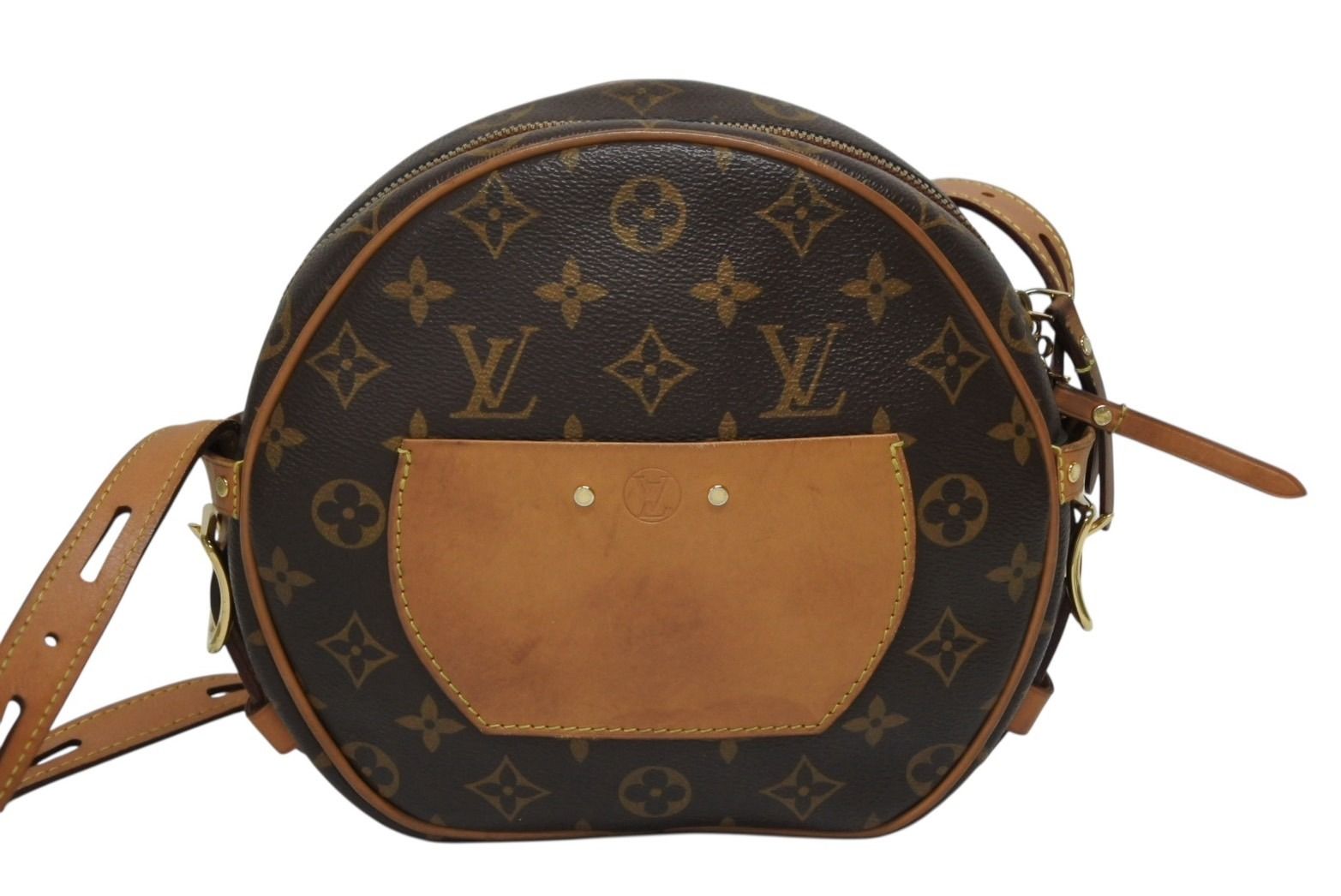 Louis Vuitton Boite Chapeau Soupre MM Shoulder Bag Monogram Brown Vachetta — view 2