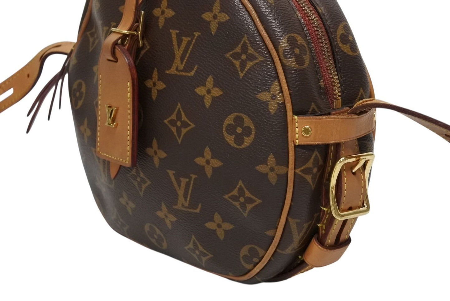 Louis Vuitton Boite Chapeau Soupre MM Shoulder Bag Monogram Brown Vachetta — view 4