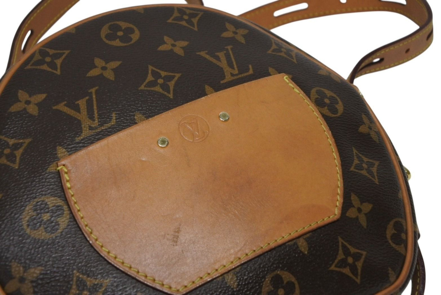Louis Vuitton Boite Chapeau Soupre MM Shoulder Bag Monogram Brown Vachetta — view 8