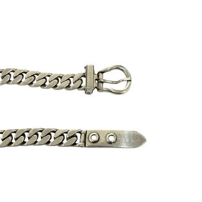 Hermes Vintage Boucles Sellier PM Bracelet 925 Sterling Silver — view 4