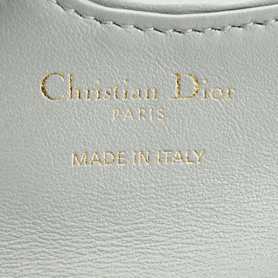 Dior Card Case Saddle Blue Mucard Holder — view 5
