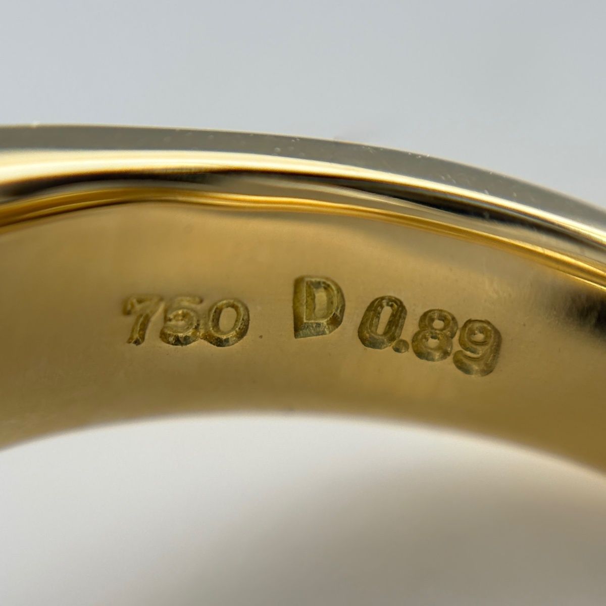 Celine Pave Diamond Ring Yellow Gold — view 7