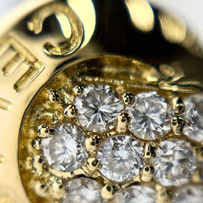 Celine Pave Diamond Ring Yellow Gold — view 2