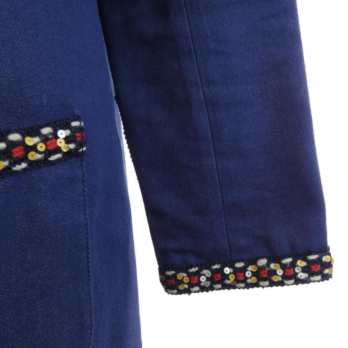 Chanel 04A Vintage Coat Navy — view 7