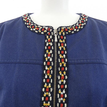 Chanel 04A Vintage Coat Navy — view 6