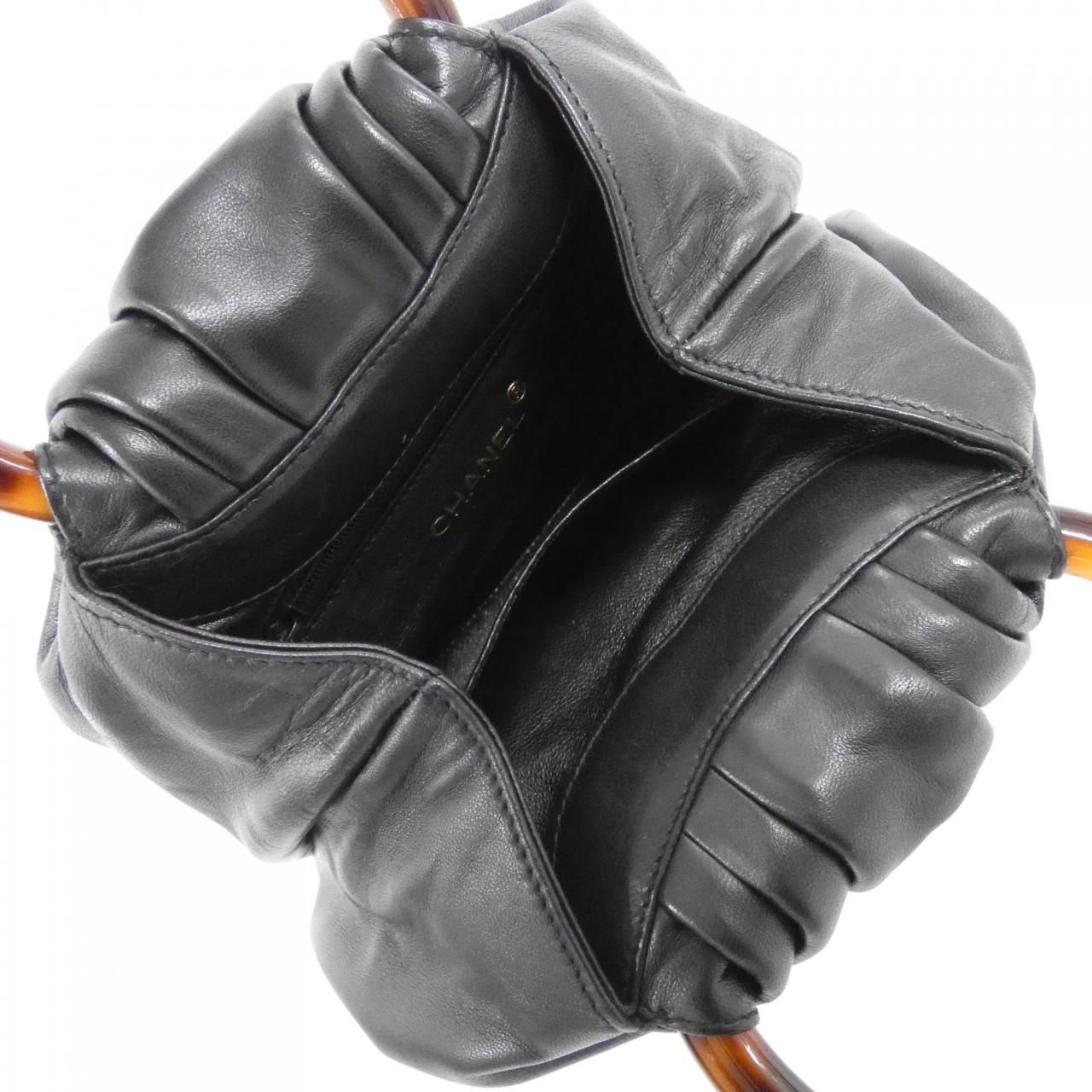 Chanel Vintage Bag Handbag Black — view 7
