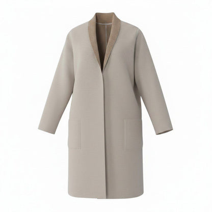 Max Mara Wool Coat S Beige