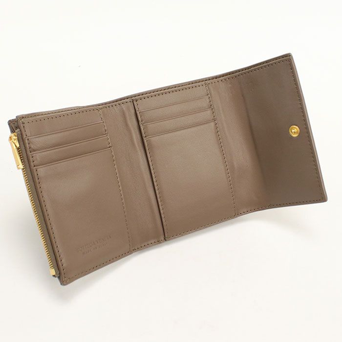Bottega Veneta Zipper Wallet Cassette Trifold Lambskin — view 3