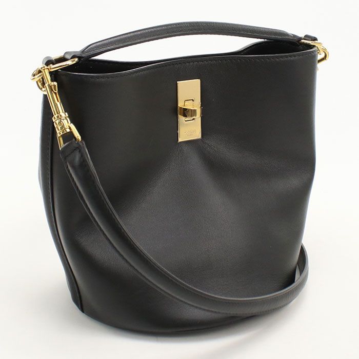 Celine Teen Bucket 2-Way 16 Seeds Handbag Calfskin