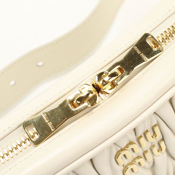 Miu Miu Matelasse Shoulder Bag Lambskin — view 4